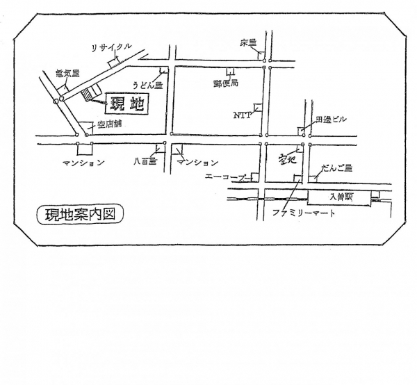 野崎店舗A地図