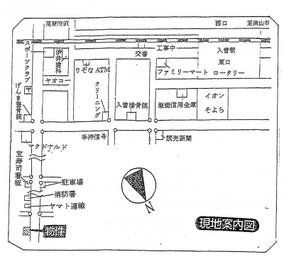堀兼地図